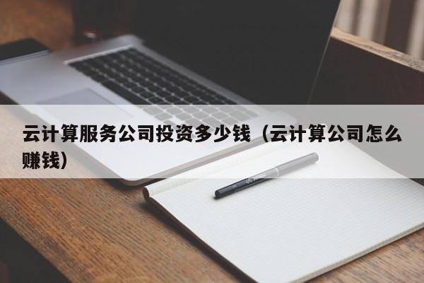 云计算服务公司投资多少钱（云计算公司怎么赚钱）