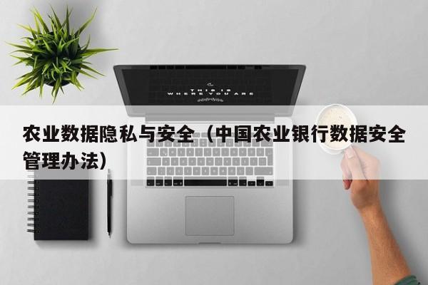农业数据隐私与安全（中国农业银行数据安全管理办法）