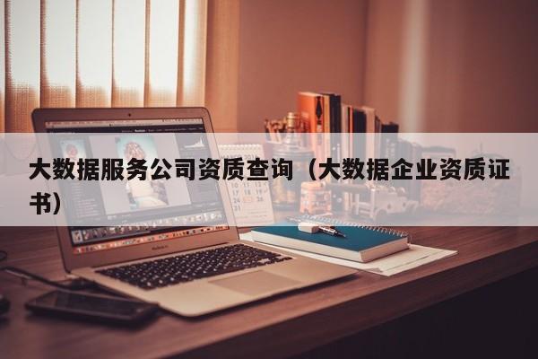 大数据服务公司资质查询（大数据企业资质证书）
